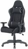 Dmora Stuhl mit Rädern Mindy, Gaming-Sessel für Erwachsene, Schreibtischstuhl, 57x72h124/134 cm, Schwarz Bild 2
