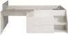 Vente-unique - GISELE Bett Holz, Platte BeigeWeiß - B 135 cm x H 90 cm x L 203 cm Bild 4
