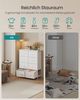 SONGMICS Kommode, Schrank, 8 Stoffschubladen, für Schlafzimmer, Flur, Wohnzimmer, weiß Bild 3