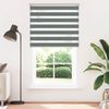 vidaXL Doppelrollo Dunkelgrau 135x230 cm Stoffbreite 130,9 cm Polyester 4014190 Bild 2