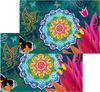 matches21 HOME & HOBBY Fußmatte Türmatte Boho Vintage Mandala in 40x60 cm als Fussabtreter, rechteckig, Höhe: 5 mm, Rutschfester Türvorleger für innen als waschbare Schmutzfangmatte Bild 3