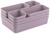 Engelland Schubladeneinsatz Schubladen-Organizer (Vorteils-Set, 8 St, individuelle Anordnung, passend für alle gängigen Schubladen), BPA-frei, spülmaschinengeeignet, gefrierschrankgeeignet Bild 4