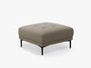 Micadoni Hocker Bemy 1-Sitzer Samt Grau Braun Bild 2