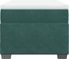 vidaXL Boxspringbett mit Matratze Dunkelgrün 90x190 cm Samt 3285254 Bild 4