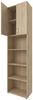 Aktenschrank >Trio< in Sonoma-Eiche - 57x231x34,5cm (BxHxT) Bild 3