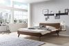 Hasena Lounge Caluso 180x200 Nussbaum, geölt - Fusshöhe 20 cm Massivholzbett Bild 2