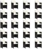 vidaXL 21-tlg. Garten-Essgruppe mit Kissen Schwarz Poly Rattan 3095667 Bild 4