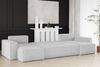 Wohnlandschaft Schlafsofa Sofa MARIS Stoff Poso Senf Bild 2