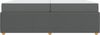 vidaXL Bettrahmen mit Matratze Dunkelgrau 200 x 200 cm Stoff 3398432 Bild 5