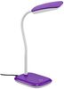 LED Schreibtischleuchte BOA in Lila mit Flex Gelenk & 4-fach Dimmer, 36cm Bild 2