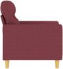 vidaXL Sofasessel Weinrot 60 cm Stoff 359225 Bild 4