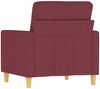 vidaXL Sofasessel Weinrot 60 cm Stoff 359225 Bild 5
