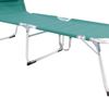 XXL Aluminium Gartenliege Sonnenliege Liege Kissen L200xB70cm Bild 3