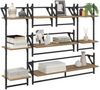 vidaXL Wandregal-Set mit Regal 6 pcs Artisan-Eiche 100 x 25 x 30 cm 882839 Bild 3