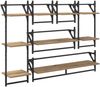 vidaXL Wandregal-Set mit Regal 6 pcs Artisan-Eiche 100 x 25 x 30 cm 882839 Bild 2