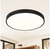 ZMH LED Deckenleuchte Wohnzimmer Ø28CM Modern Deckenlampe 17W Rund Neutralweiß Flur, Augenschutz, Einfache Installtion, LED fest integriert, 4000K, Schwarz 1360LM Küchenlampe Schlafzimmer Bild 2