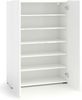 Schuhschrank >Glossy< in Weiß Hochglanz - 80x115x34cm (BxHxT) Bild 3