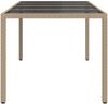 vidaXL Gartentisch Beige 190 x 90 x 75 cm Poly-Rattan 362550 Bild 4