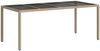 vidaXL Gartentisch Beige 190 x 90 x 75 cm Poly-Rattan 362550 Bild 5