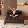 oleyluckidea Schlafsofa modernes schlafcouch Sofa mit Schlaffunktion und Metallfüßen, Zum Bett umwandelbar Bild 4