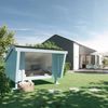 Plus Shelter 198 x 210 cm natur mit Boden und Dachpappe Bild 2
