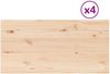 vidaXL Tischplatten 4 Stk. 90x45x2,5 cm Rechteckig Massivholz Kiefer 847435 Bild 2