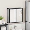 vidaXL Bad-Spiegelschrank Grau Sonoma 65x20x60 cm Holzwerkstoff 849257 Bild 4