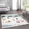 Carpetia Kinderteppich Spielteppich Kinderzimmer Teppich Camping Zelt Bären creme pink grau, rechteckig, Höhe: 13 mm Bild 2