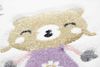 Carpetia Kinderteppich Spielteppich Kinderzimmer Teppich Camping Zelt Bären creme pink grau, rechteckig, Höhe: 13 mm Bild 4