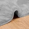 vidaXL Teppich aus Kunstschaffell TAFALLA Grau 140 x 200 cm Polyester 42021527 Bild 5