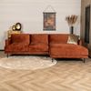Bronx71 Ecksofa Denver Samt kupfer rechts Bild 3