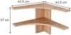Eckregal Roman Sandeiche 43.5 x 37 cm Vicco Bild 2