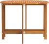 vidaXL Gartentisch Braun 110 x 60 x 72 cm Massivholz Akazie 4103887 Bild 4