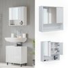 Vicco 'Agasta' Spiegelschrank, Spanplatte, 54 x 53 x 16 cm, Weiß Bild 2