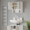 Vicco 'Agasta' Spiegelschrank, Spanplatte, 54 x 53 x 16 cm, Weiß Bild 5