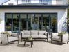 Beliani 'ESPERIA' 3-Sitzer Sofa mit Sesseln, Metall grau Bild 3