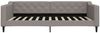vidaXL Tagesbett Ausziehbar Taupe 100x200 cm Stoff 3197434 Bild 5