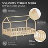 ML-DESIGN Spielbett Hausbett Kinderbett inkl. Lattenrost kreativ Bodenbett für Kinder, Abenteuerbett ohne Matratze 120x200cm Holzbett Kiefer Bettgestell Bild 3