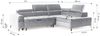 Ecksofa Schlafsofa Sofa AGNESA Stoff Salvador Dunkelblau Ottomane Rechts Bild 2