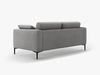 Micadoni Sofa Bemy 2-Sitzer Samt Grau Bild 3