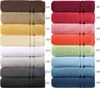 Manhattan Gold Handtuch 50x100cm weiss 600g/m² 100% Baumwolle Bild 4