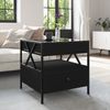 vidaXL Couchtisch mit Infinity-LED Schwarz 50x50x51 cm 847712 Bild 4