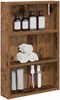 vidaXL Badezimmer-Wandschrank Altholz 40 x 10 x 60,5 cm Holzwerkstoff 889357 Bild 3