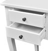 Französischer Holz-Schreibtisch mit 5 Schubladen, weiß, 120,2 x 47 x 79,1 cm Bild 3