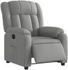 vidaXL Relaxsessel Elektrisch Hellgrau Stoff 3205292 Bild 3
