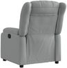 vidaXL Relaxsessel Elektrisch Hellgrau Stoff 3205292 Bild 5