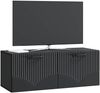 vidaXL Wandmontierter TV-Schrank Schwarz 78,5 x 31 x 30 cm 899056 Bild 3