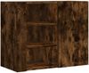 vidaXL Wandregal Räuchereiche 75x35x60 cm Holzwerkstoff 848427 Bild 2