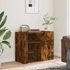 vidaXL Wandregal Räuchereiche 75x35x60 cm Holzwerkstoff 848427 Bild 3
