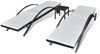 vidaXL Sonnenliegen mit Tisch Poly Rattan Schwarz 42497 Bild 4